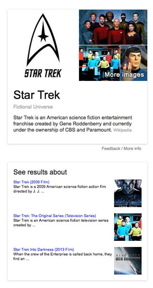Knowledge Graph for Star Trek